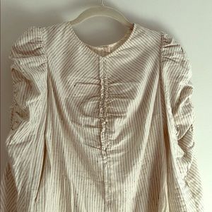 Rebecca Taylor La Puffed Long Sleeve - striped.